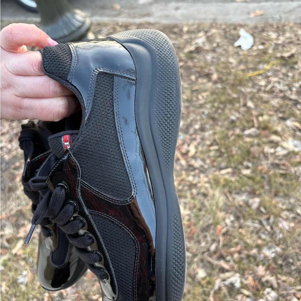 Prada Men's Black Sneakers 8 and a half - Picture 5 of 8